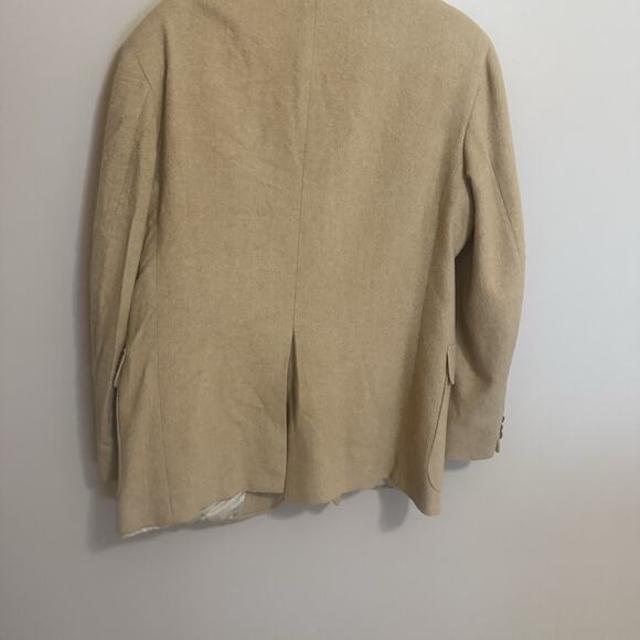 Vintage STABLERS Tan 100% Camel Hair Men’s Sport Coat, Sz 44R~Made In USA, Mich. - Picture 11 of 11